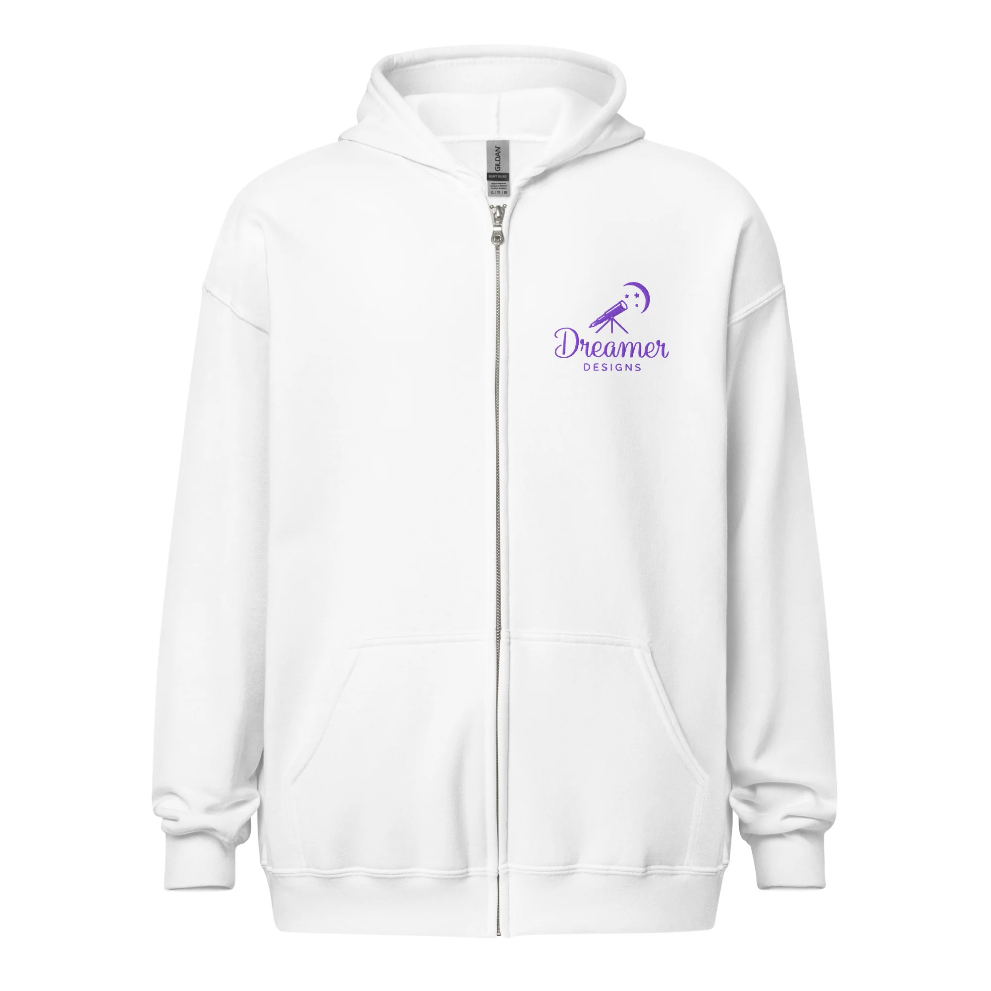 Dreamer Designs Zip Hoodie – Comfort You Can Create In
