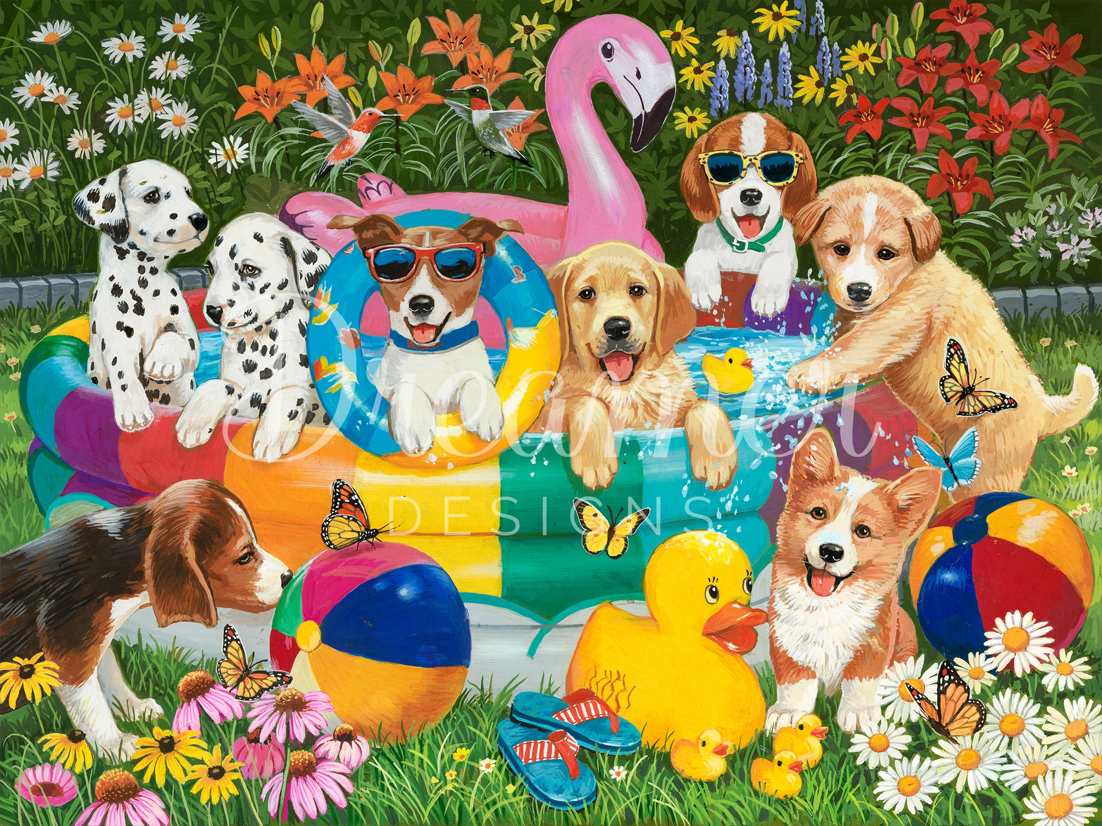 Pups in the Pool